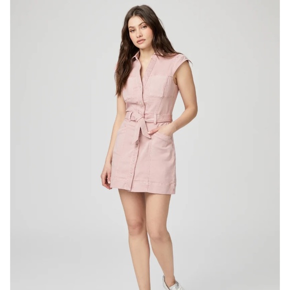 SEARCHING FOR: Paige Jaxsyn Dress in Vintage Rouge (Pink) - Picture 1 of 3